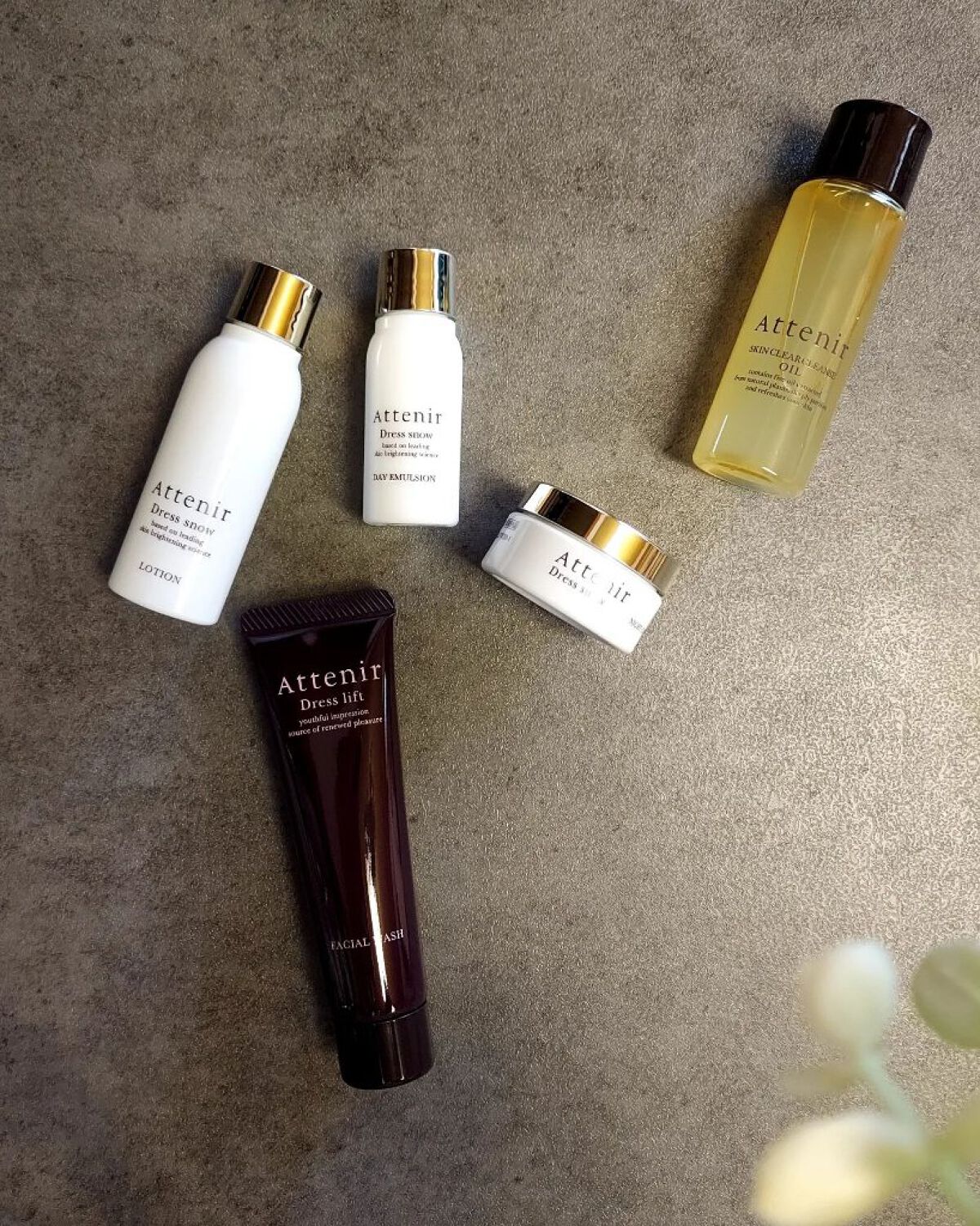 ドレススノー 2週間セット/アテニア/スキンケアキットを使ったクチコミ（1枚目）