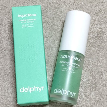 AquaTeca calming sun serum/Delphyr/日焼け止めローションを使ったクチコミ(1枚目)
