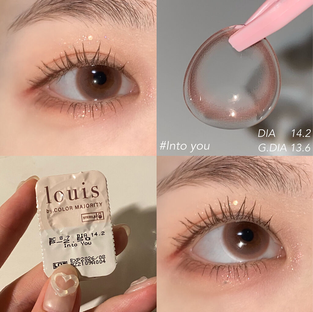 ルイ バイ カラーマジョリティー /louis by COLOR MAJORITY/カラーコンタクトレンズを使ったクチコミ（2枚目）