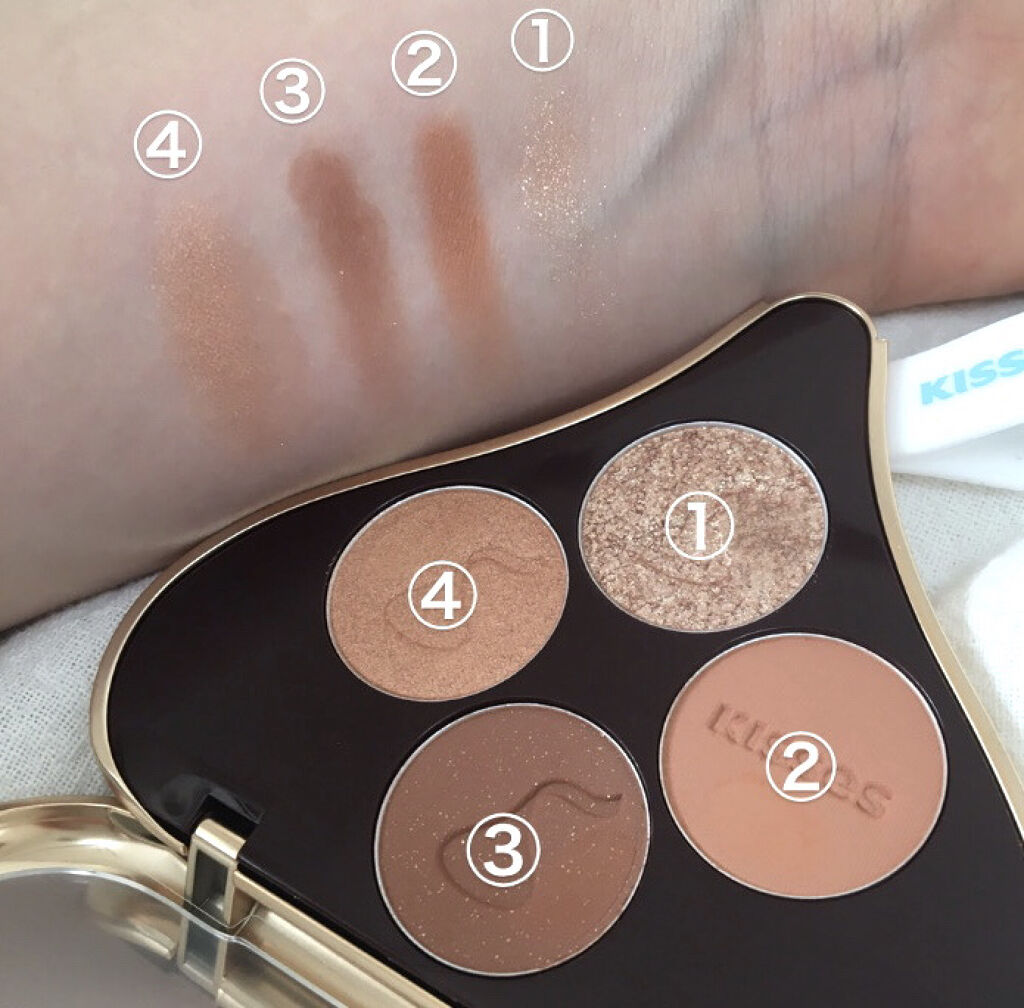 キスチョコレート プレイカラーアイズ/ETUDE/アイシャドウパレットを使ったクチコミ（2枚目）