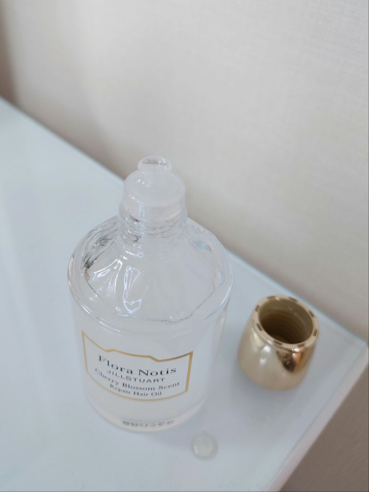 チェリーブロッサム　リペアヘアオイル/Flora Notis JILL STUART/ヘアオイルを使ったクチコミ（3枚目）