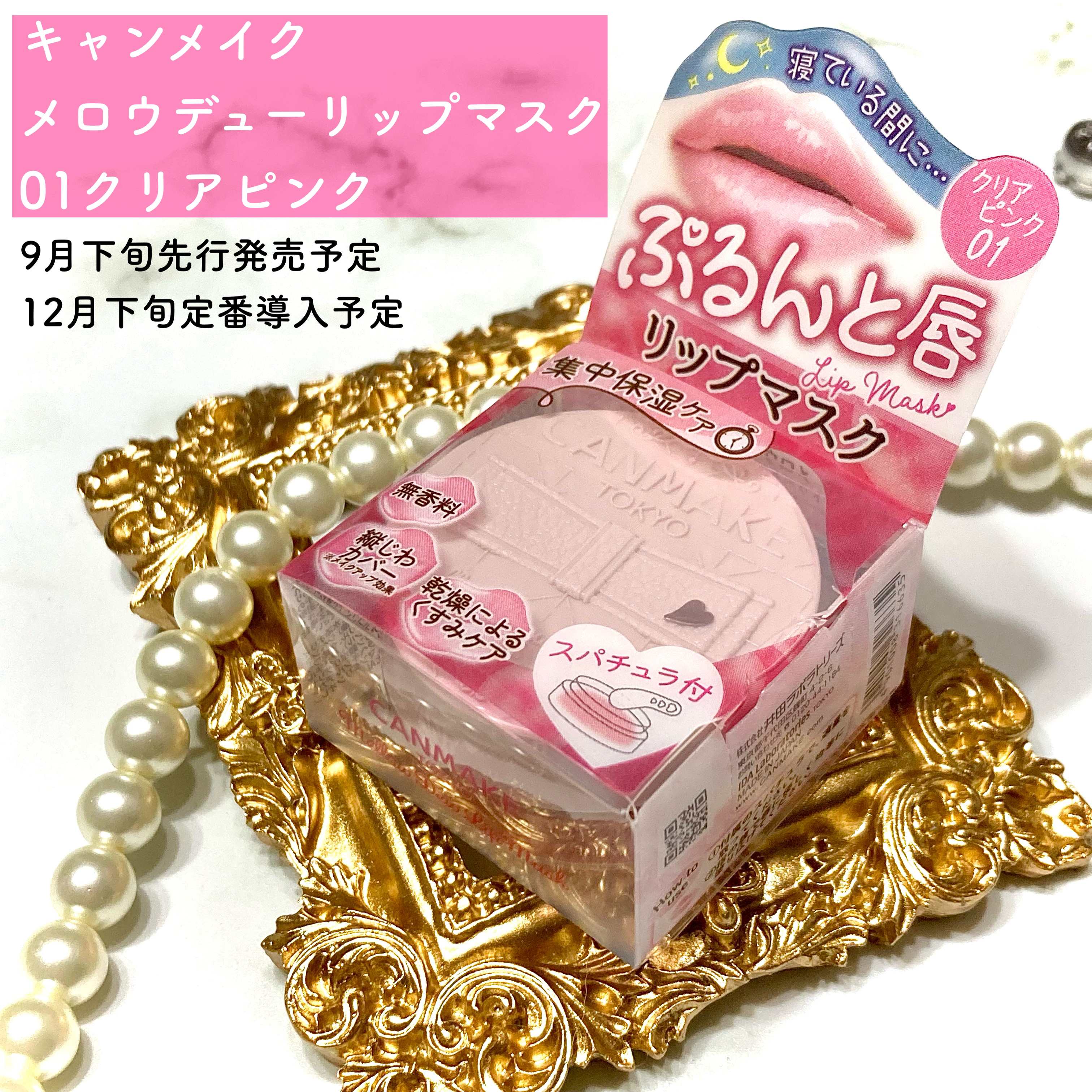 メロウデューリップマスク/キャンメイク/リップマスクを使ったクチコミ（2枚目）