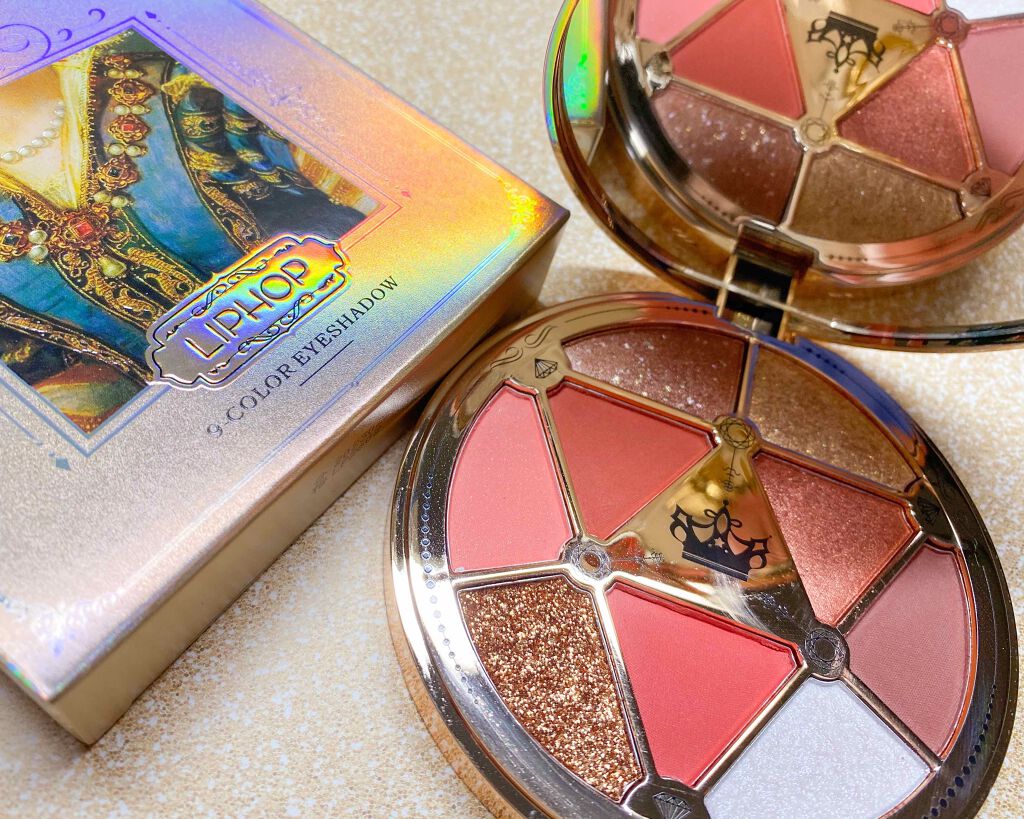 アリストアイシャドウパレット 9色/PEONYELF/アイシャドウパレットを使ったクチコミ(1枚目)