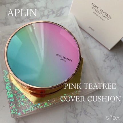 ピンクティーツリーカバークッション/APLIN/クッションファンデーションを使ったクチコミ(1枚目)