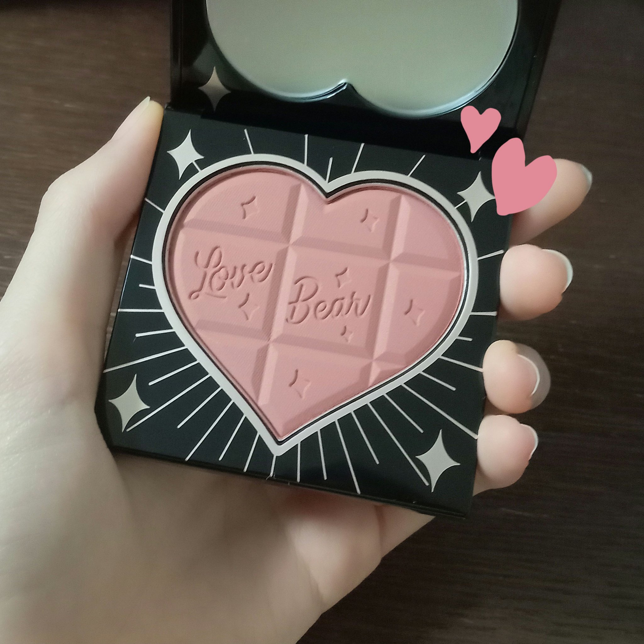 Love Bear ブラッシュ ヘーゼルナッツチョコレート/FlowerKnows/パウダーチークを使ったクチコミ（2枚目）