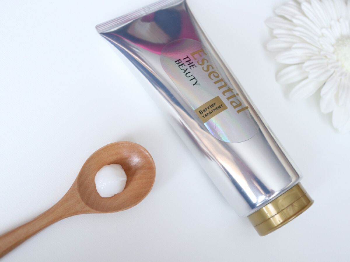 髪のキメ美容バリアトリートメント/エッセンシャル/洗い流すヘアトリートメントを使ったクチコミ(1枚目)