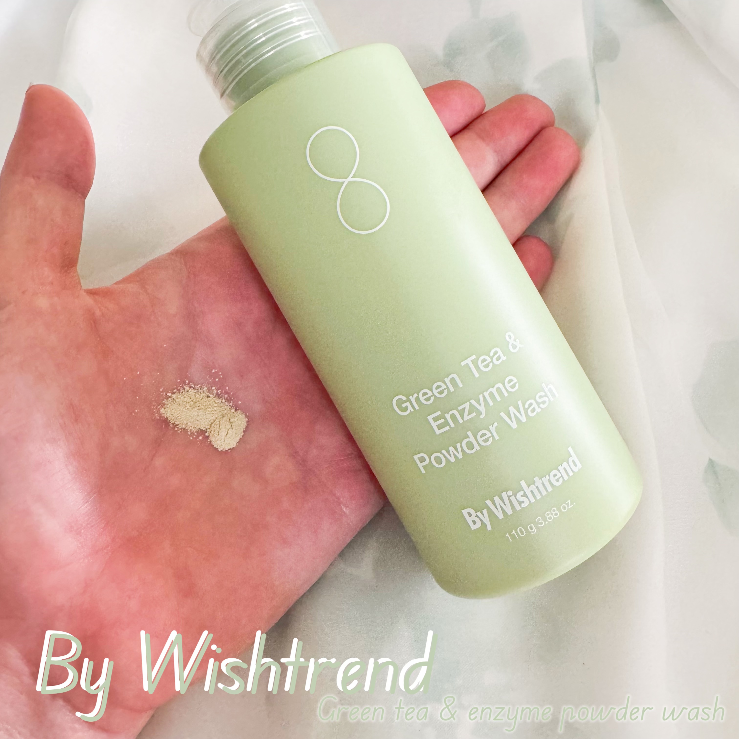 グリーンティー&エンザイムパウダーウォッシュ/By Wishtrend/洗顔パウダーを使ったクチコミ（2枚目）