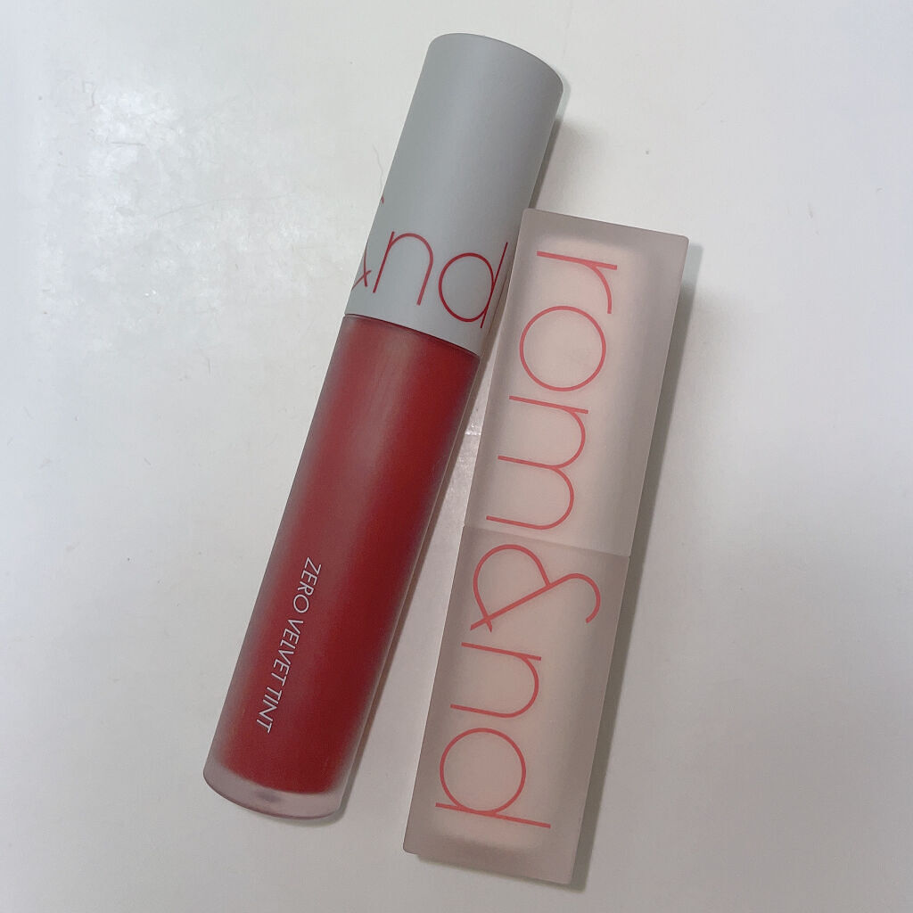 ゼロベルベットティント/rom&nd/リップティントを使ったクチコミ（3枚目）