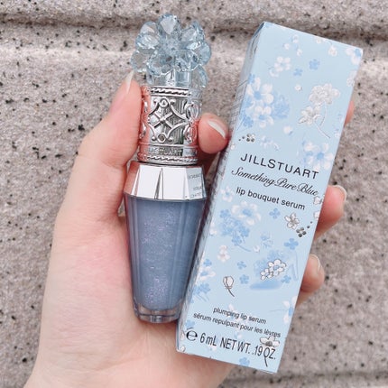 ジルスチュアート サムシングピュアブルー リップブーケ セラム/JILL STUART/リップ美容液を使ったクチコミ(2枚目)