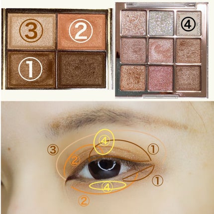 スキニーリッチシャドウ/excel/アイシャドウパレットを使ったクチコミ(3枚目)