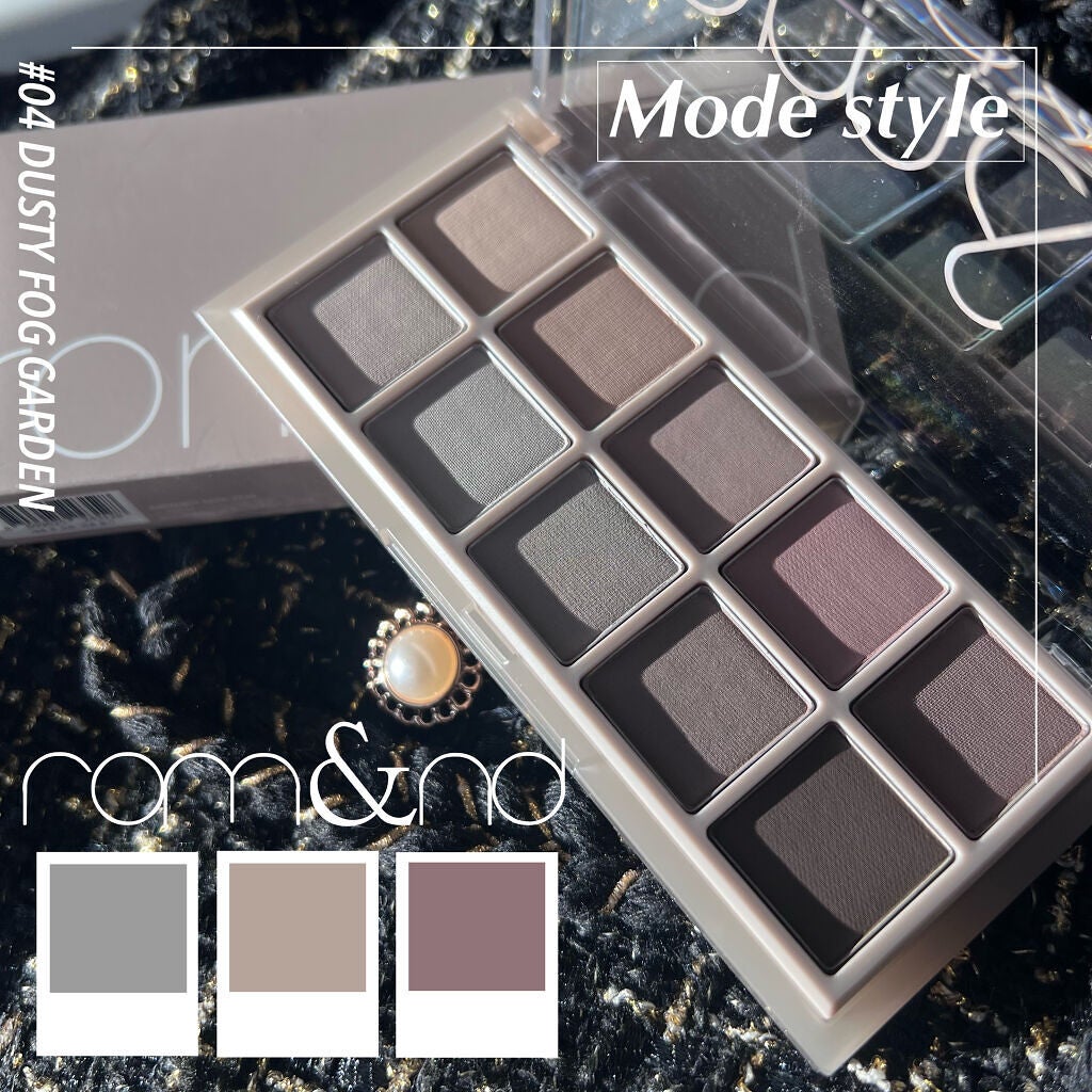 ベターザンパレット/rom&nd/アイシャドウパレットを使ったクチコミ(1枚目)