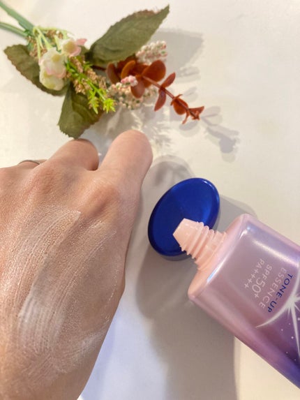 ニベアUV ディープ プロテクト&ケア トーンアップ エッセンス/ニベア/日焼け止めローションを使ったクチコミ(5枚目)