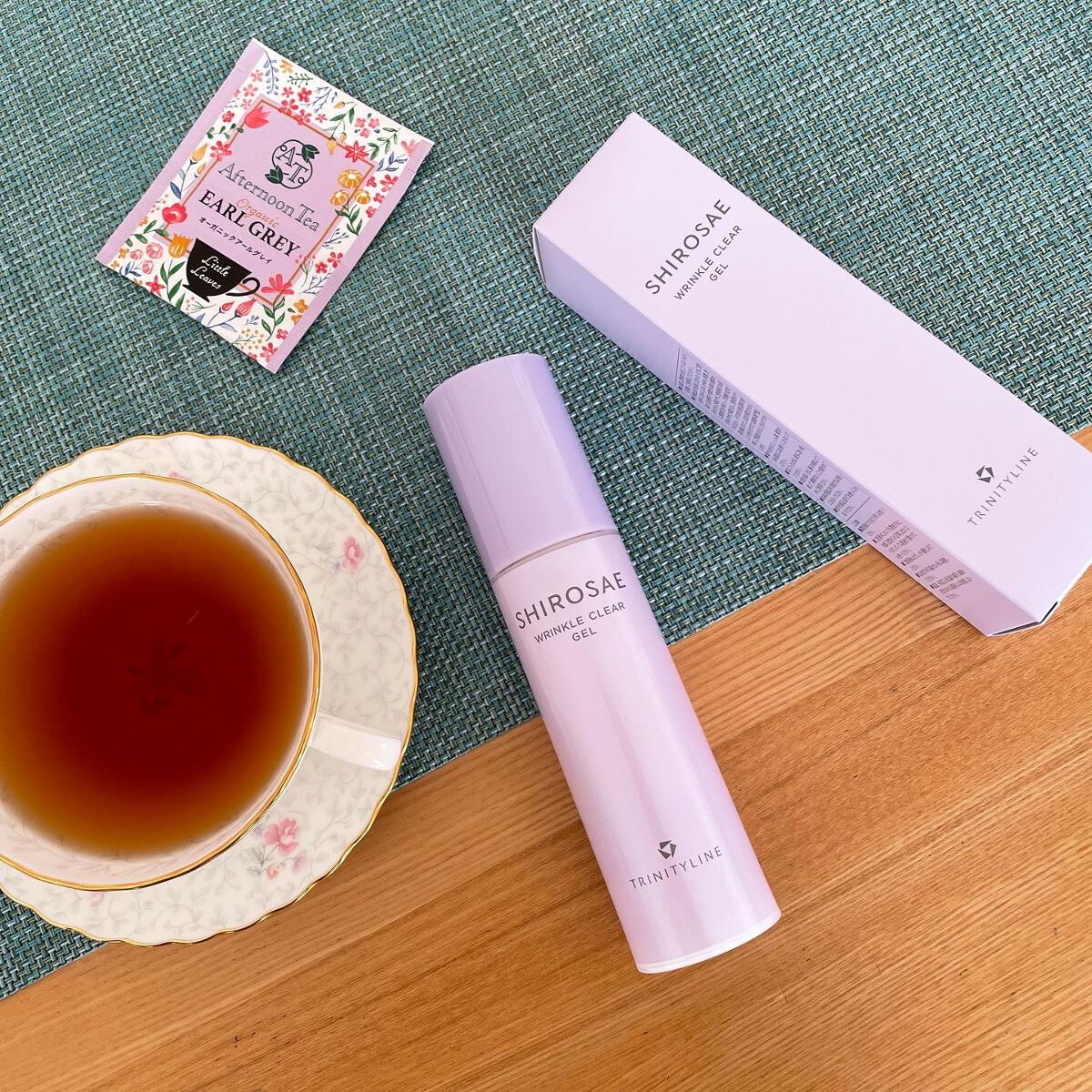 シロサエ リンクルクリアジェル  50g/トリニティーライン/オールインワン化粧品を使ったクチコミ（1枚目）