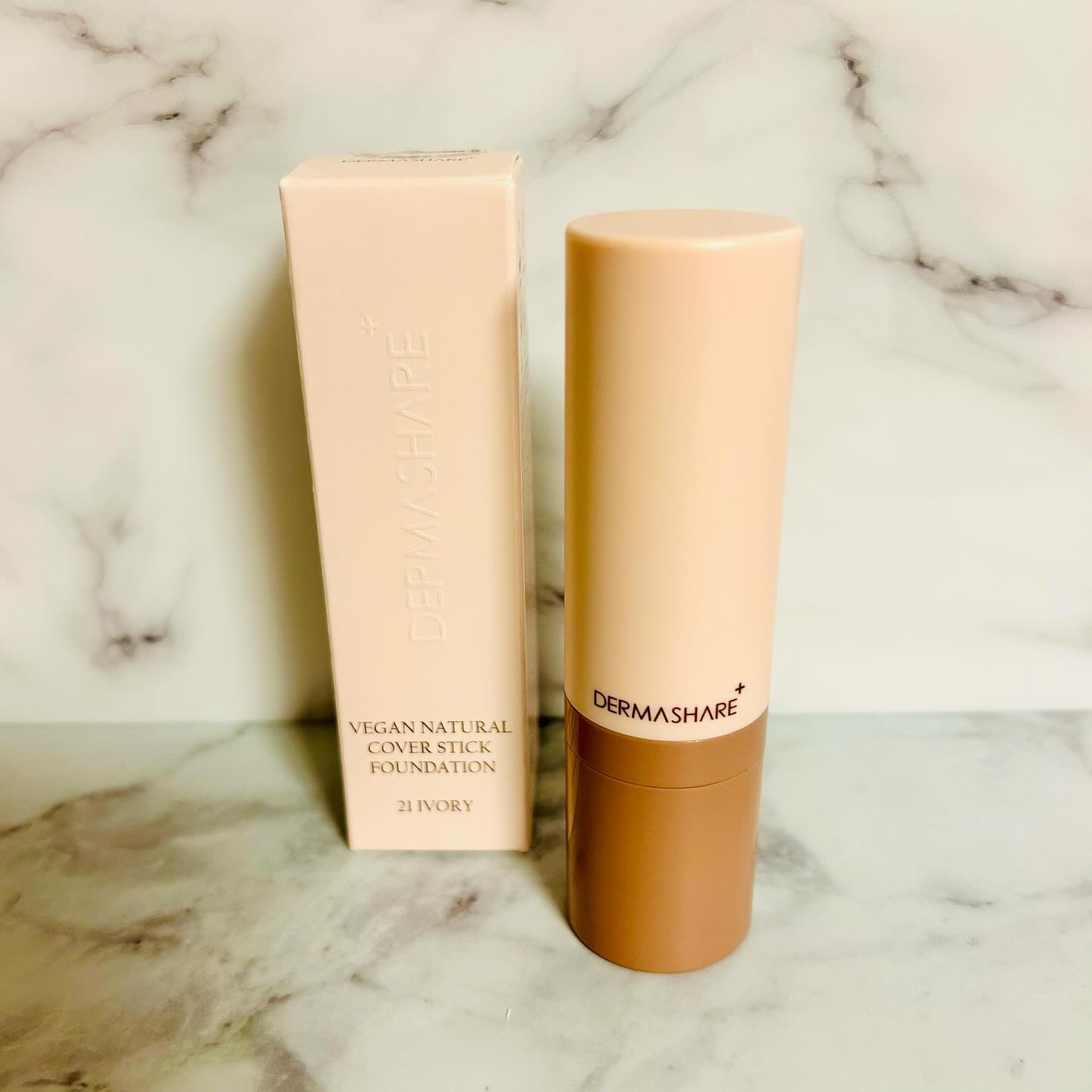 ヴィーガンナチュラルカバースティックファンデーション/DERMASHARE/その他ファンデーションを使ったクチコミ（1枚目）