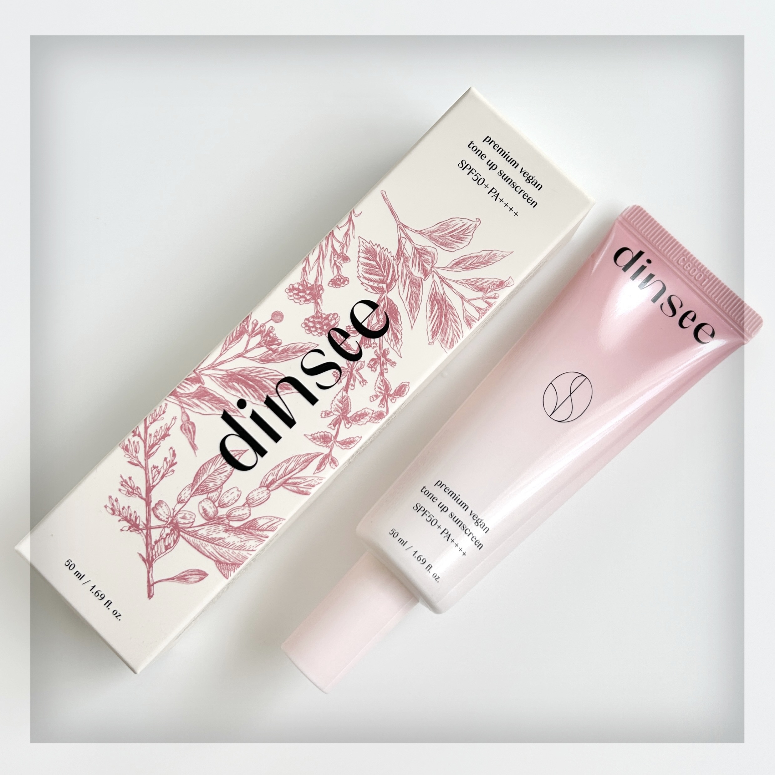 プレミ アムビーガン トーンアップ日焼け止め SPF50+PA++++/dinsee/日焼け止めミルクを使ったクチコミ（1枚目）