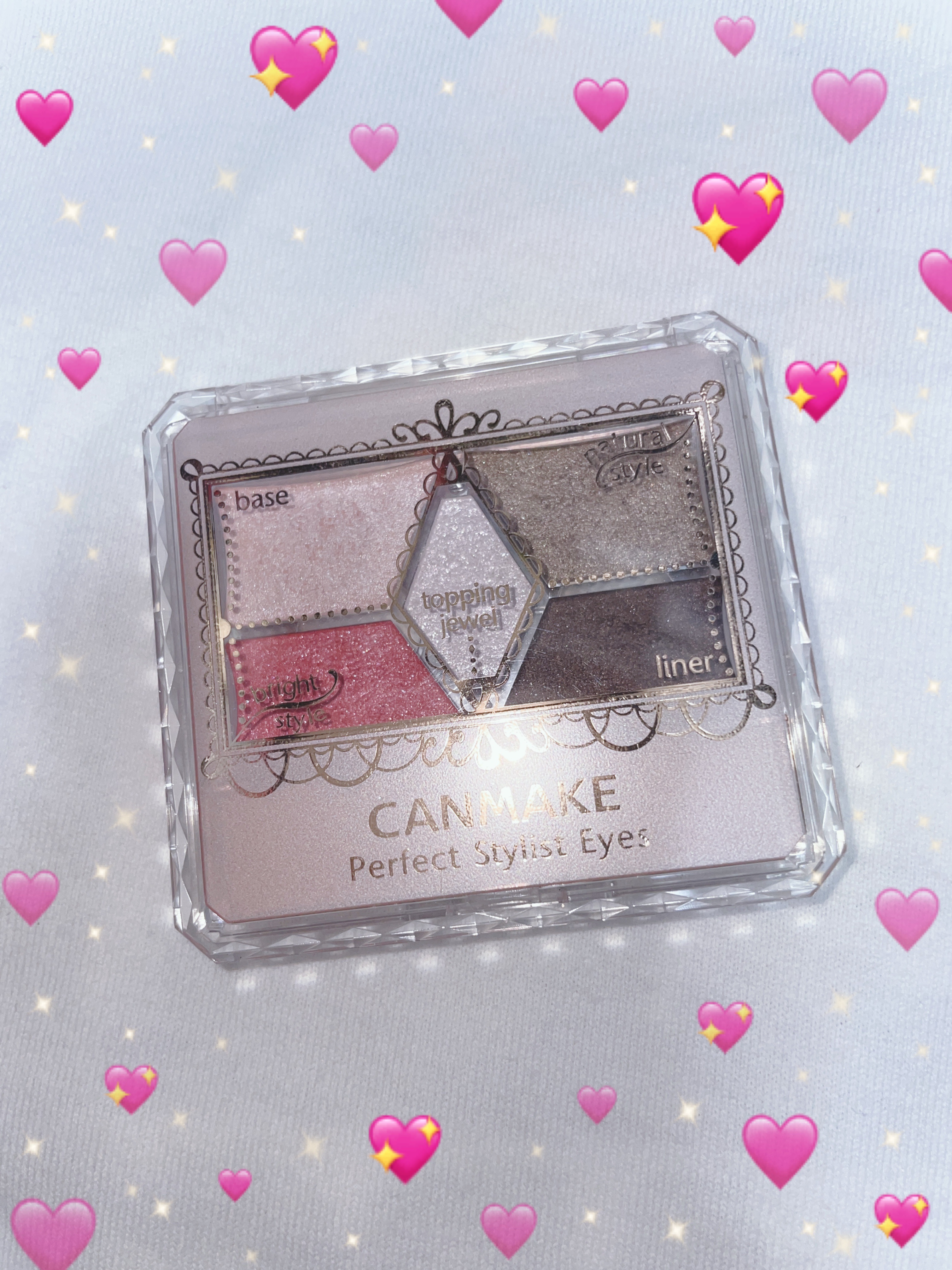 【旧品】パーフェクトスタイリストアイズ/キャンメイク/アイシャドウパレットを使ったクチコミ（1枚目）