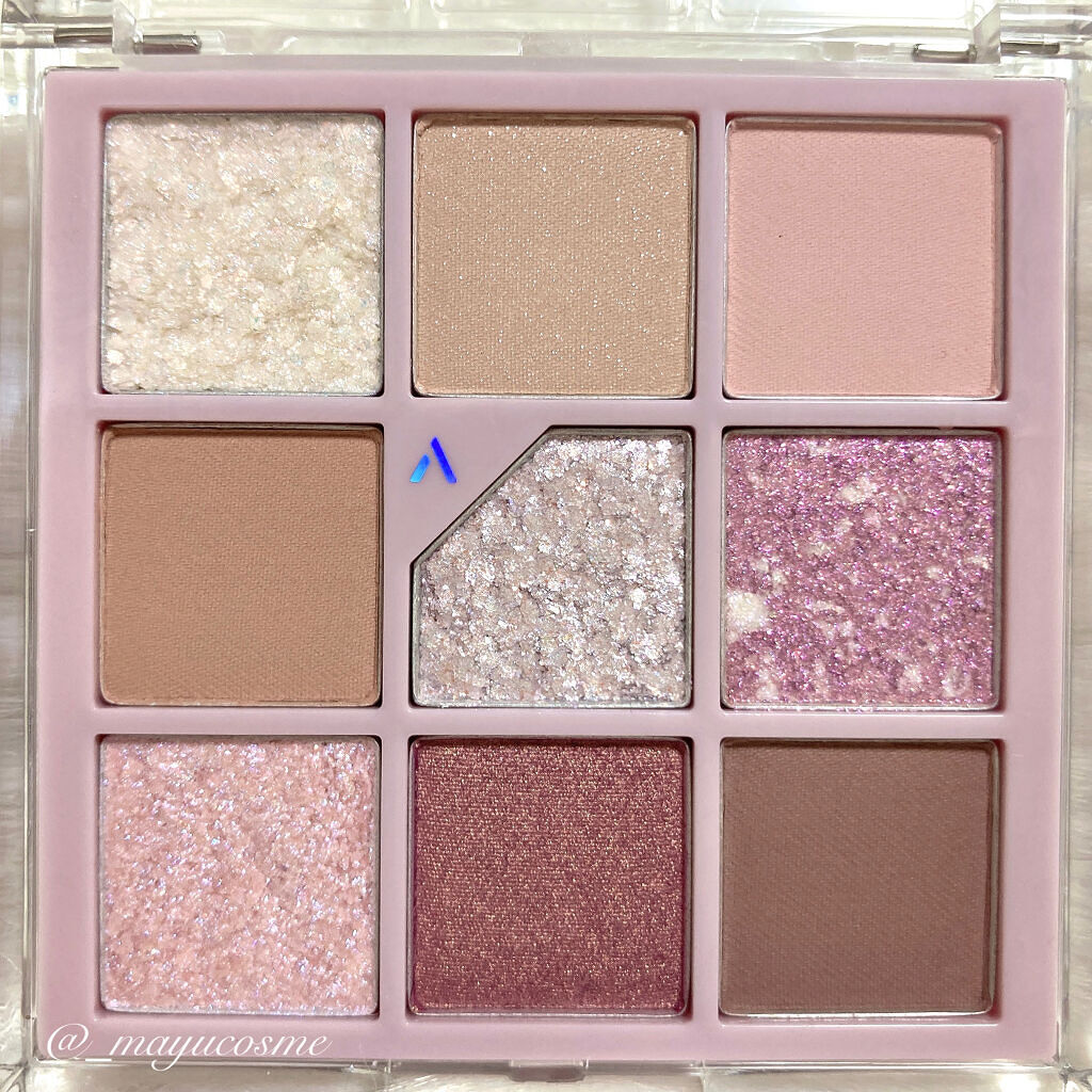 グリッターペディアアイパレット/unleashia/アイシャドウパレットを使ったクチコミ（3枚目）