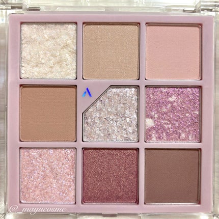 グリッターペディアアイパレット/unleashia/アイシャドウパレットを使ったクチコミ(3枚目)