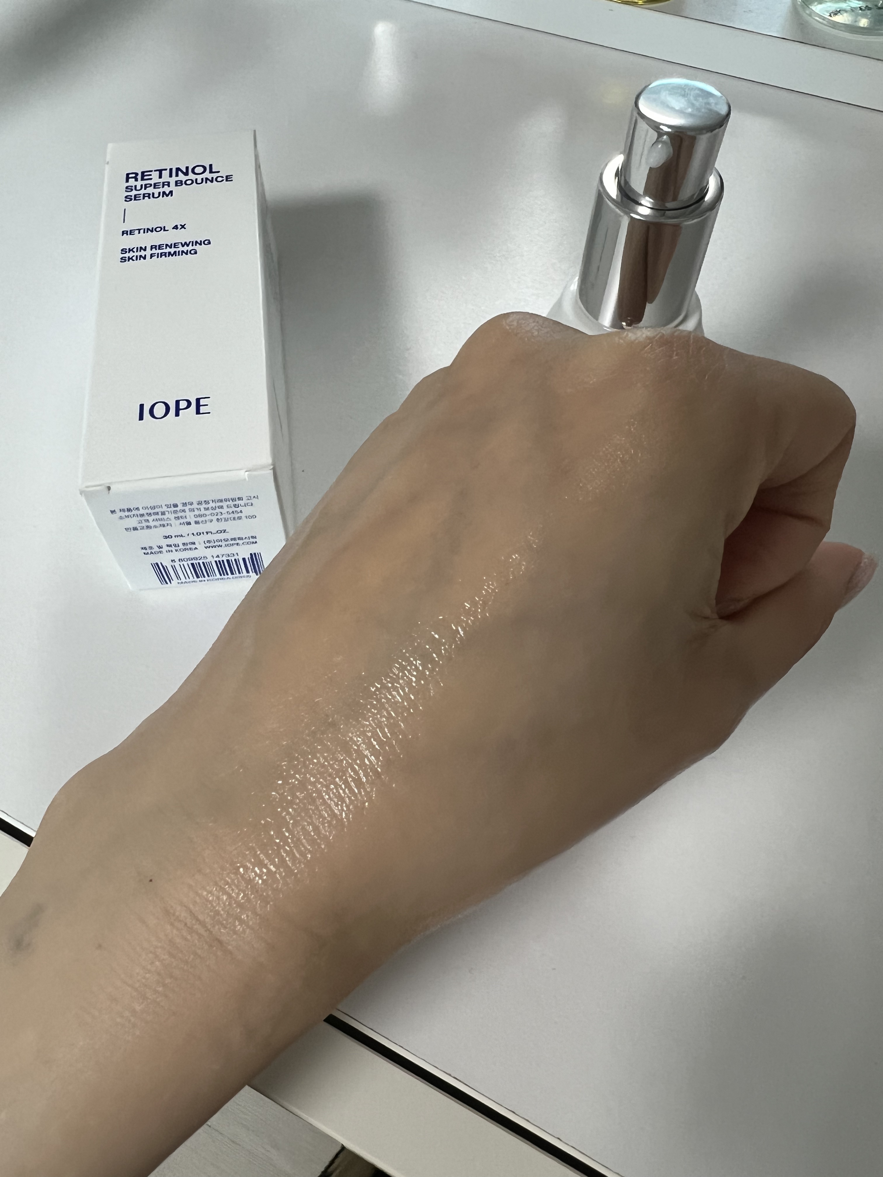 レチノール スーパーバウンス セラム/IOPE/美容液を使ったクチコミ（3枚目）