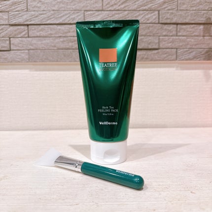 ティーツリーハーブピーリングパック/WellDerma/洗い流すパック・マスクを使ったクチコミ(2枚目)