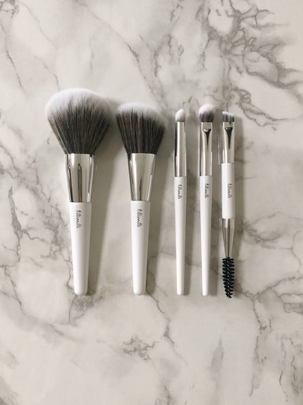 MINI MAKE UP BRUSH SET /fillimilli/メイクブラシを使ったクチコミ(2枚目)