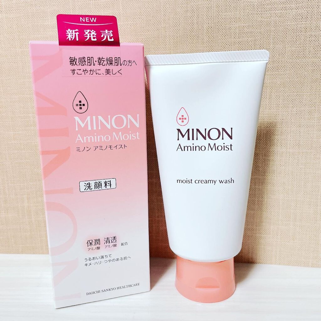 アミノモイスト モイストクリーミィ ウォッシュ/ミノン/洗顔フォームを使ったクチコミ（1枚目）