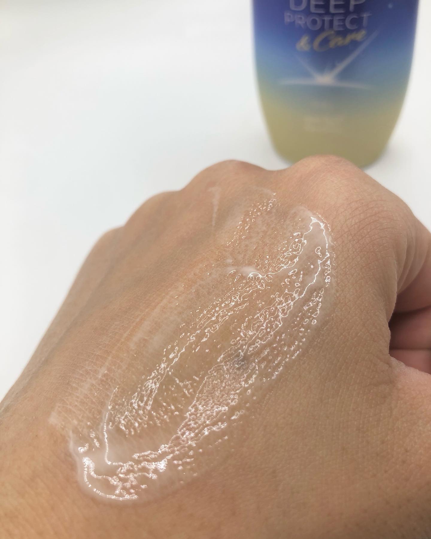 ニベアUV ディープ プロテクト＆ケア ジェル/ニベア/日焼け止めジェルを使ったクチコミ（3枚目）