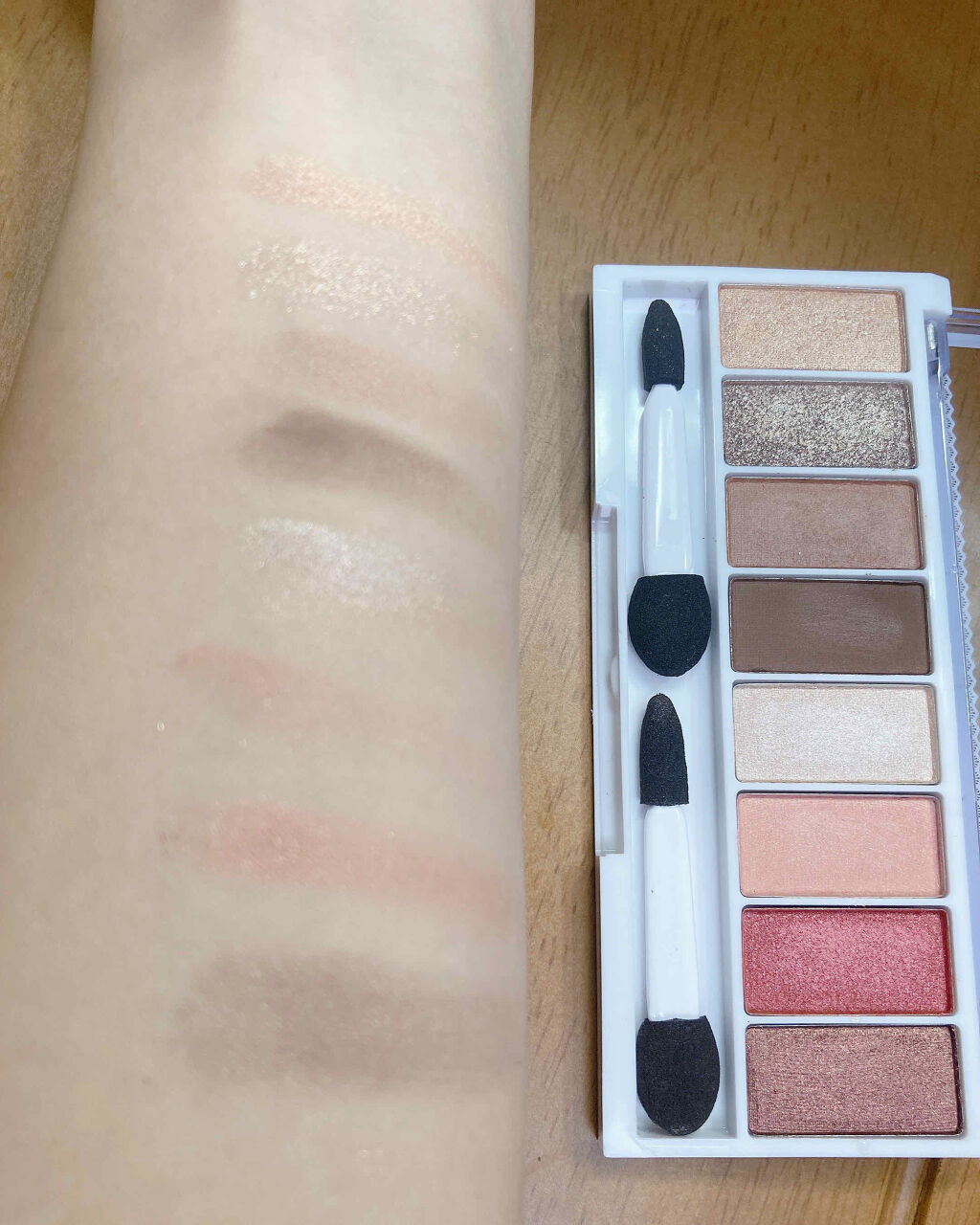 スイーツコレクション MBSC-04 オレンジシフォン/マリブビューティー/アイシャドウパレットを使ったクチコミ（3枚目）