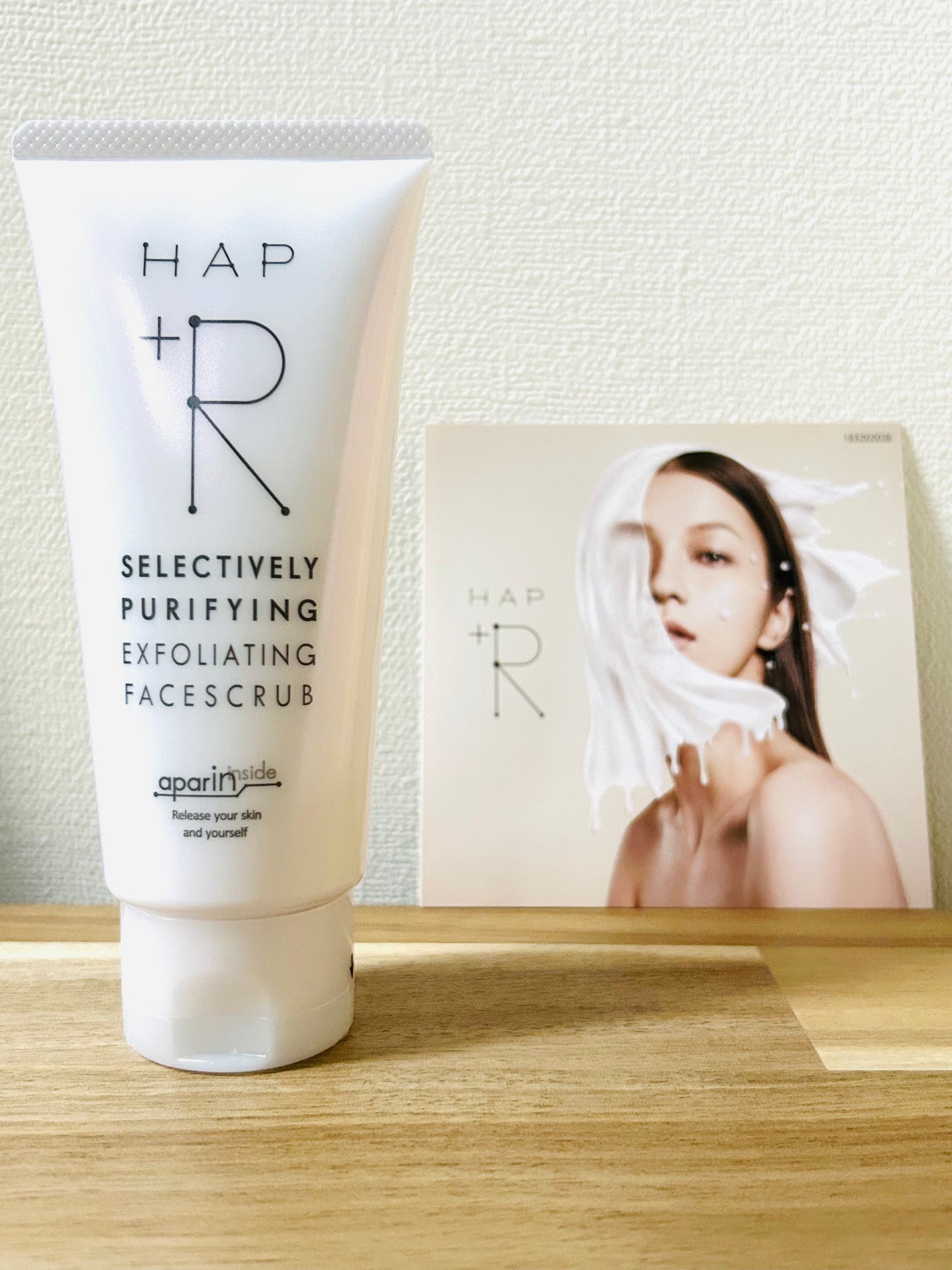 フェイススクラブ /HAP+R/スクラブ・ゴマージュを使ったクチコミ(1枚目)