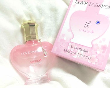 LovePassport  it Eau de Parfum SAKURA︎💕︎


誕生日のプレゼントで香水ほしい〜!!って言ったら親が買ってくれました^^*


ドンキでみつけて2500円＋taxく