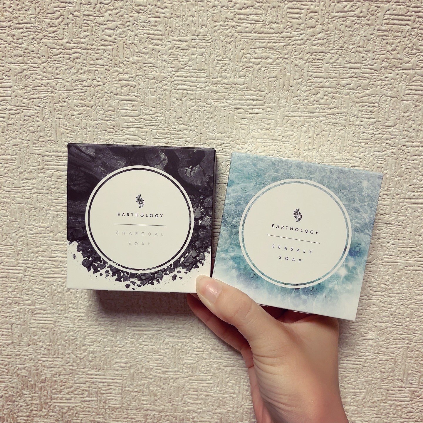 炭塩石鹸/EARTHLOGY/洗顔石鹸を使ったクチコミ（2枚目）