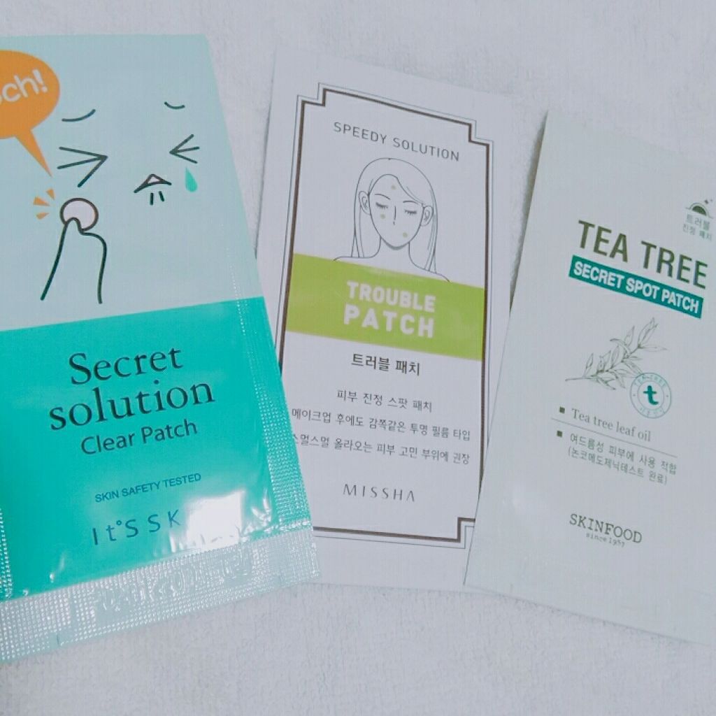 ティーツリーシークレットスポットパッチ/SKINFOOD/にきびパッチを使ったクチコミ(1枚目)