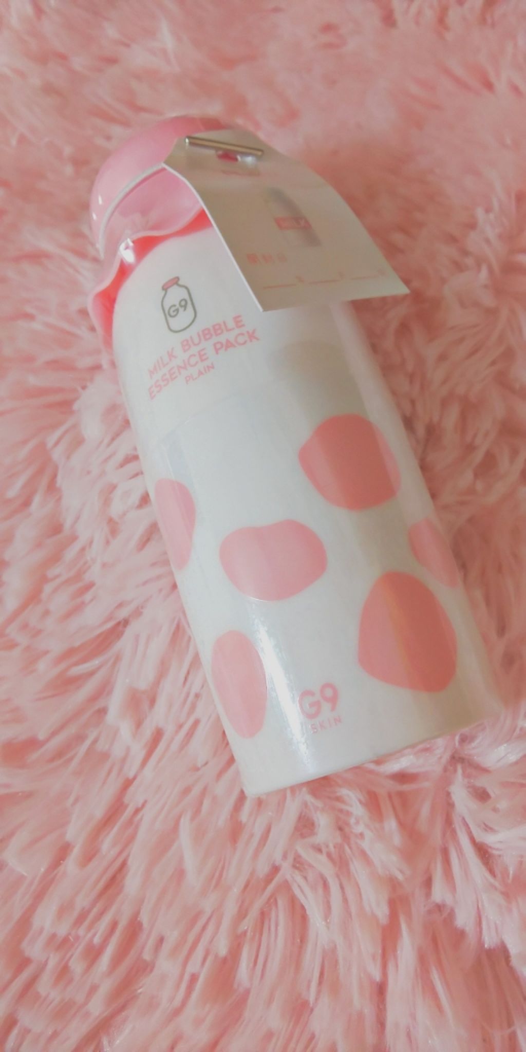 MILK BUBBLE ESSENCE PACK #PLAIN/G9SKIN/美容液を使ったクチコミ(1枚目)