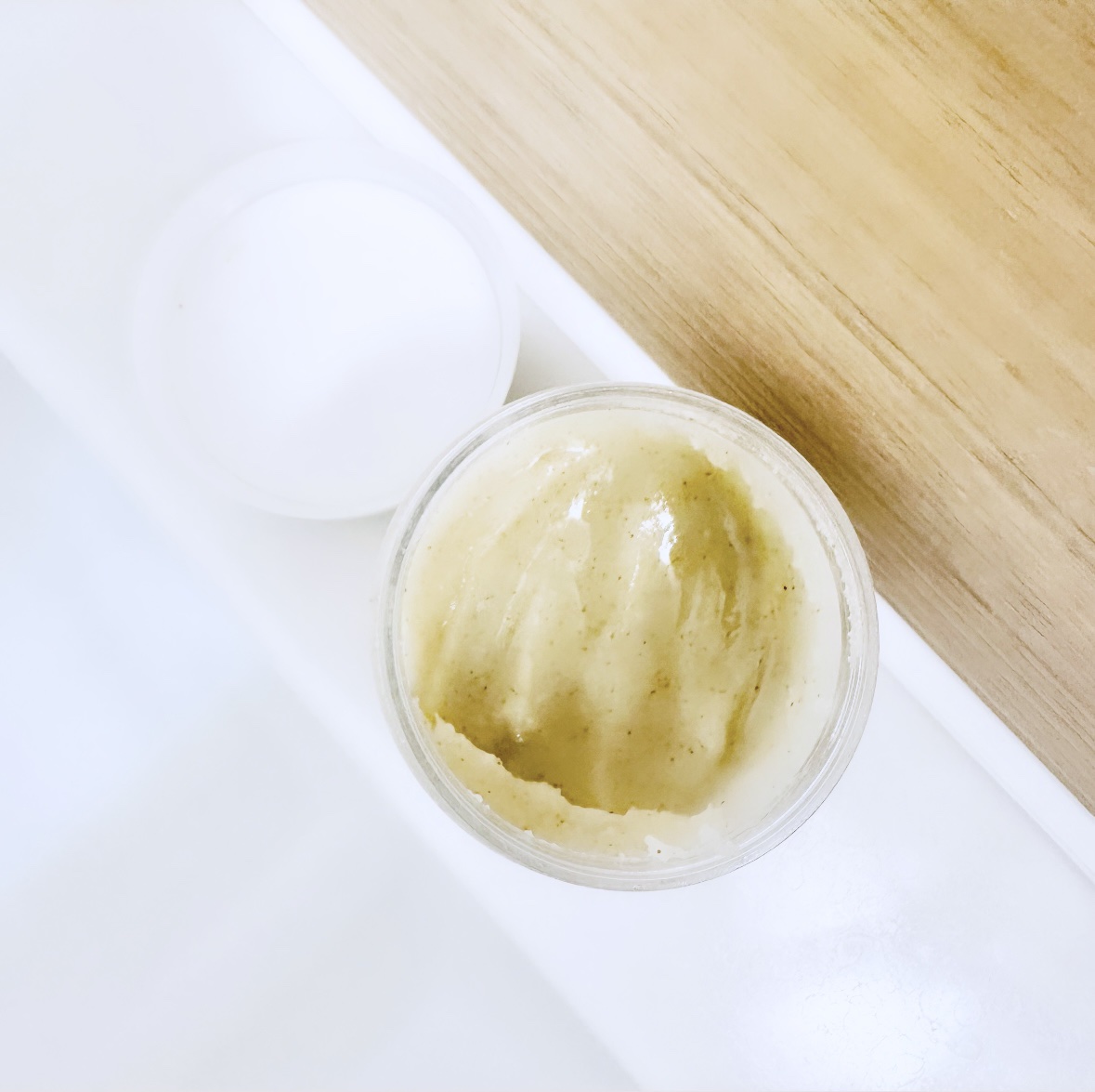 ボディスクラブ ソルト/LEAF＆BOTANICS /ボディスクラブを使ったクチコミ（3枚目）