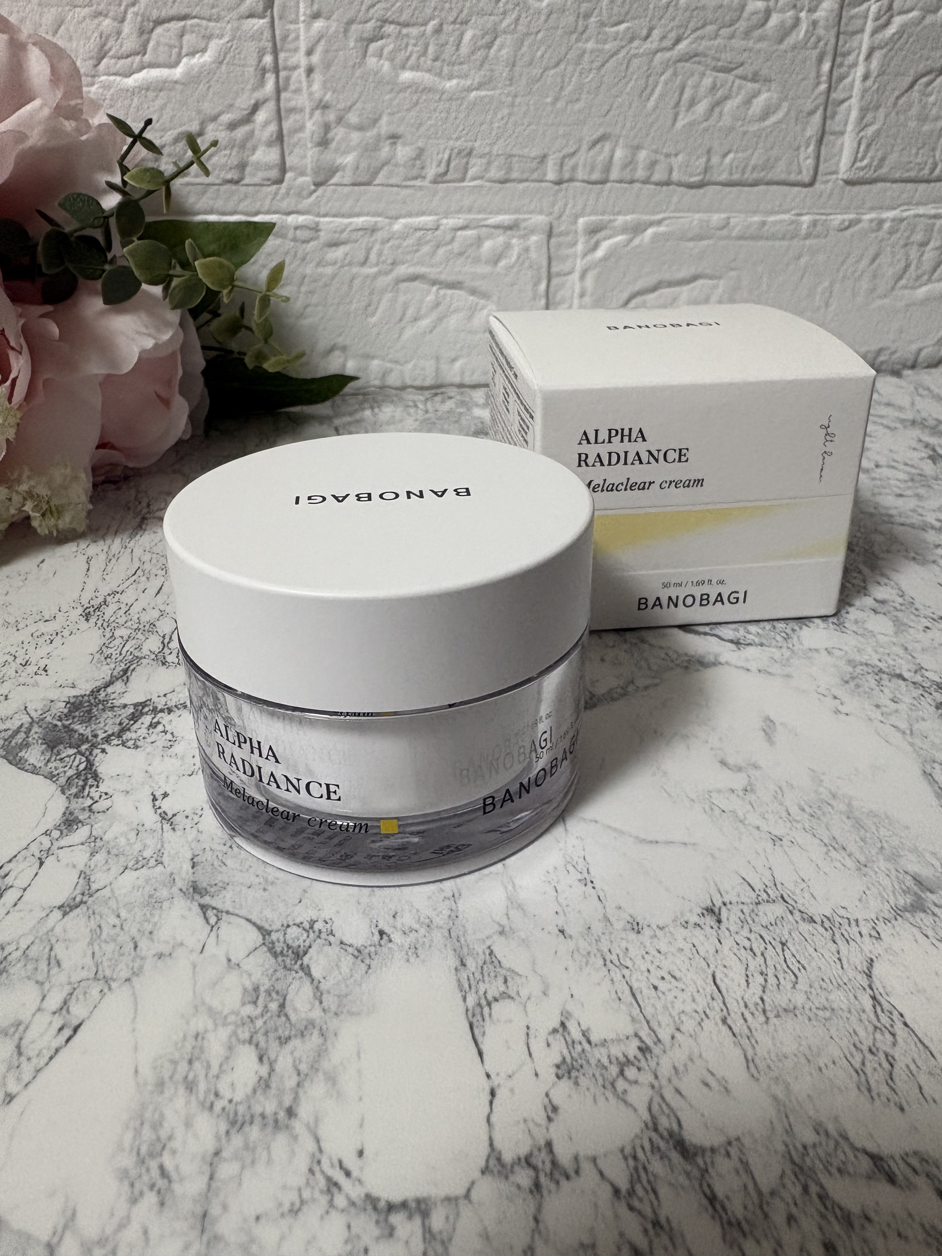 アルファラディアンスメラクリア クリーム/BANOBAGI/フェイスクリームを使ったクチコミ（1枚目）
