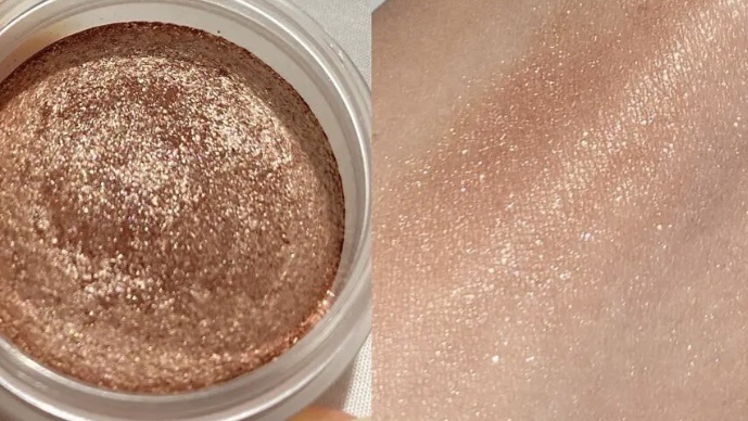 アイグロウジェム スキンシャドウ 08G moon ginger/DECORTÉ/ジェル・クリームアイシャドウを使ったクチコミ（3枚目）