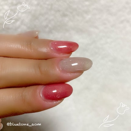 ジェルネイル(ライト対応)/セリア/ジェルネイルを使ったクチコミ(4枚目)