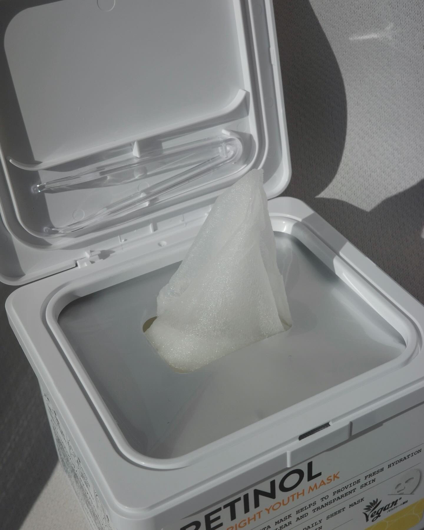 キューブマスク レチノール/ネイチャーリパブリック/シートマスク・パックを使ったクチコミ（2枚目）