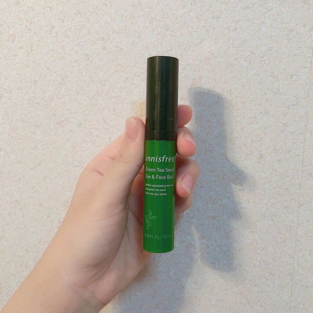 グリーンティーシード アイ&フェイスボール/innisfree/美容液を使ったクチコミ(1枚目)