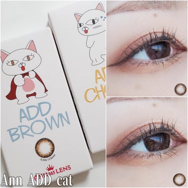 I-LENS I-LENS(アイレンズ)のクチコミ「Lens Very
Ann ADD cat
<CHOCO/BROWN>

・商品名:アンアドキ.....」（1枚目）