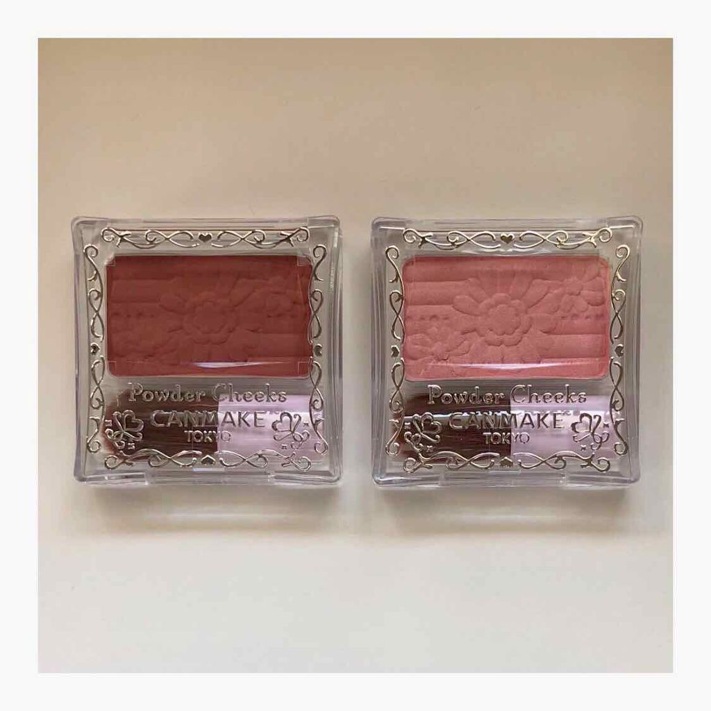 【旧品】パウダーチークス/キャンメイク/パウダーチークを使ったクチコミ(1枚目)