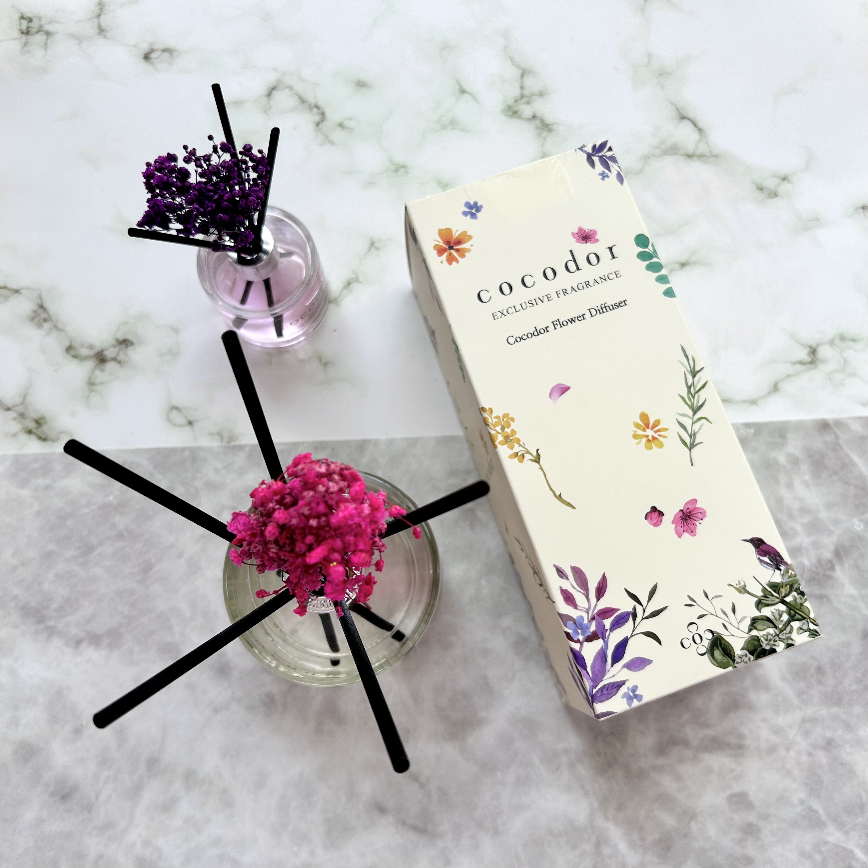 フラワーディフューザー Coco Peach/COCODOR/ルームフレグランスを使ったクチコミ（1枚目）