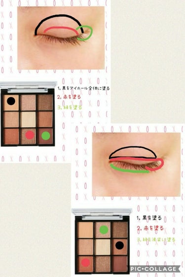 UR GLAM　BLOOMING EYE COLOR PALETTE/U R GLAM/アイシャドウパレットを使ったクチコミ（2枚目）