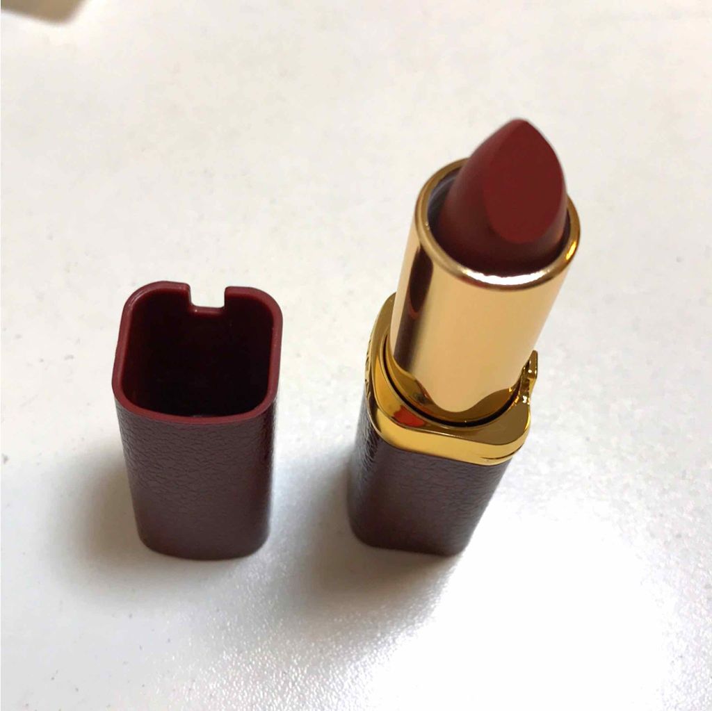 リュクスレザーコレクション/ロレアル パリ/口紅を使ったクチコミ(3枚目)