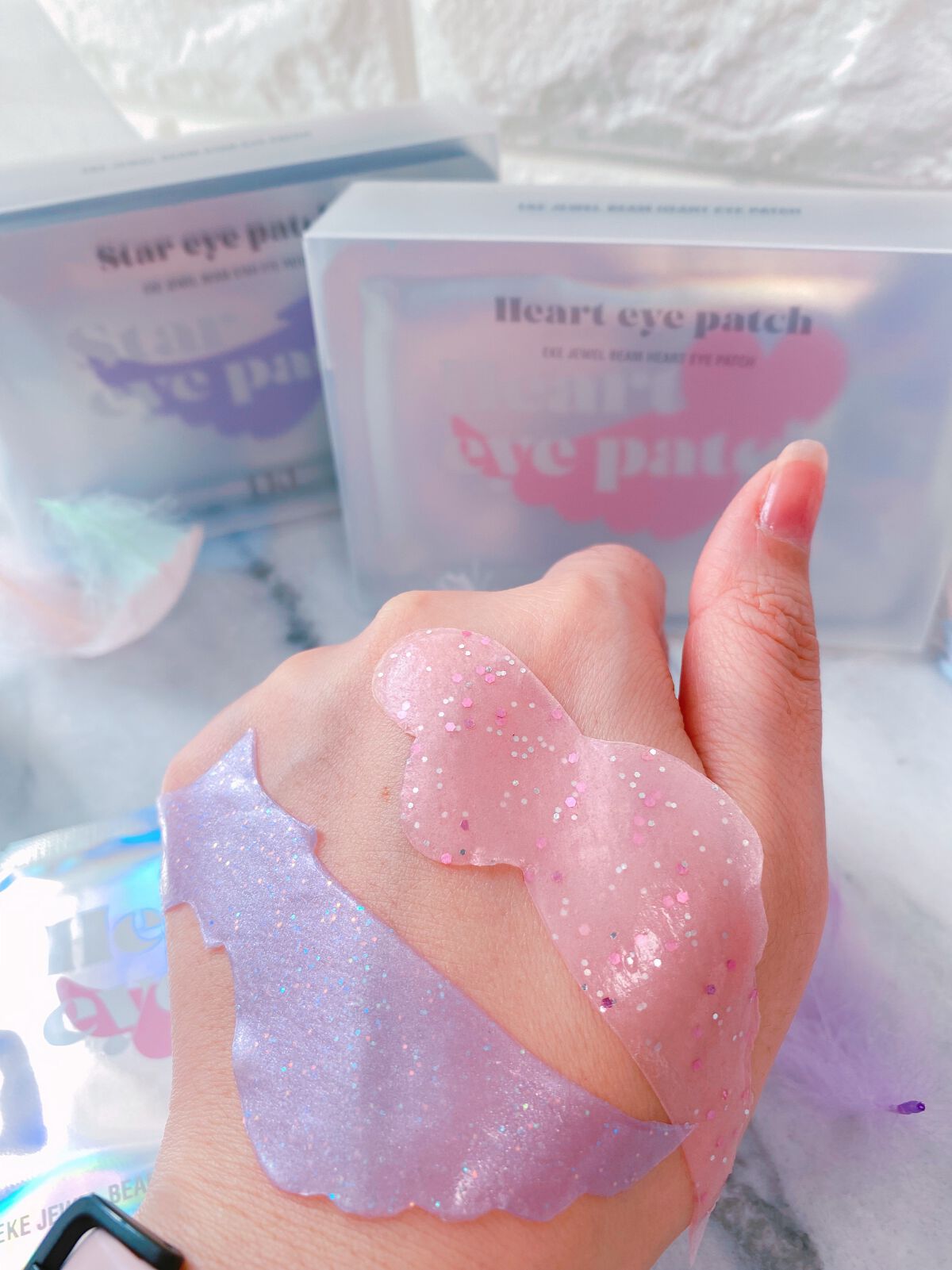 ジュエルビームハートアイパッチ/EKE/アイケア・アイクリームを使ったクチコミ(9枚目)