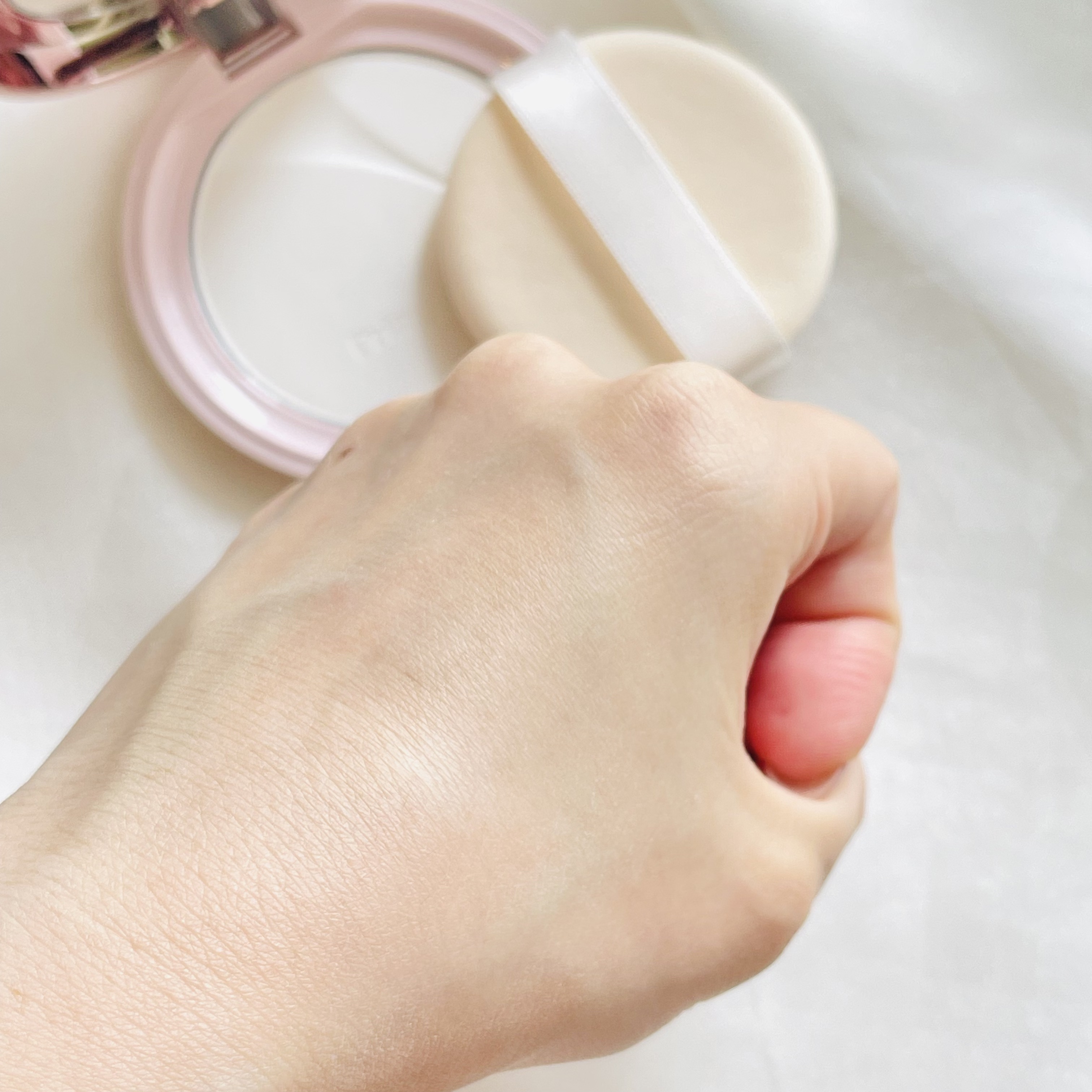 プリマヴィスタ シルキーラスティング プレスト レフィル シアーベージュ（レフィル）9g/プリマヴィスタ/プレストパウダーを使ったクチコミ（3枚目）