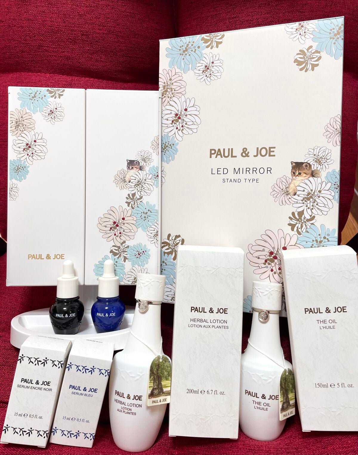 【試してみた】LED三面ミラー / PAUL & JOE BEAUTEのリアルな ... Paul & JOE LEDミラー スタンドタイプ