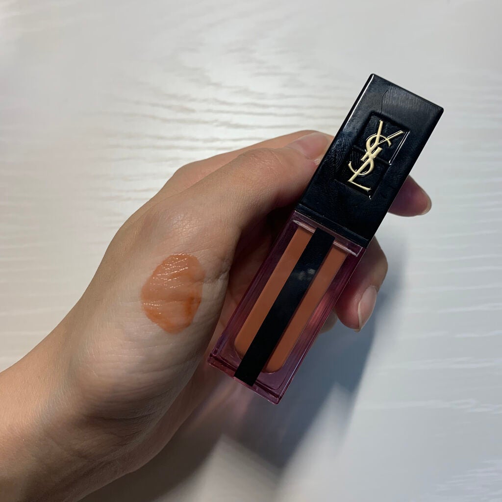 ルージュ ピュールクチュール ヴェルニ ウォーターステイン/YVES SAINT LAURENT BEAUTE/口紅を使ったクチコミ(2枚目)