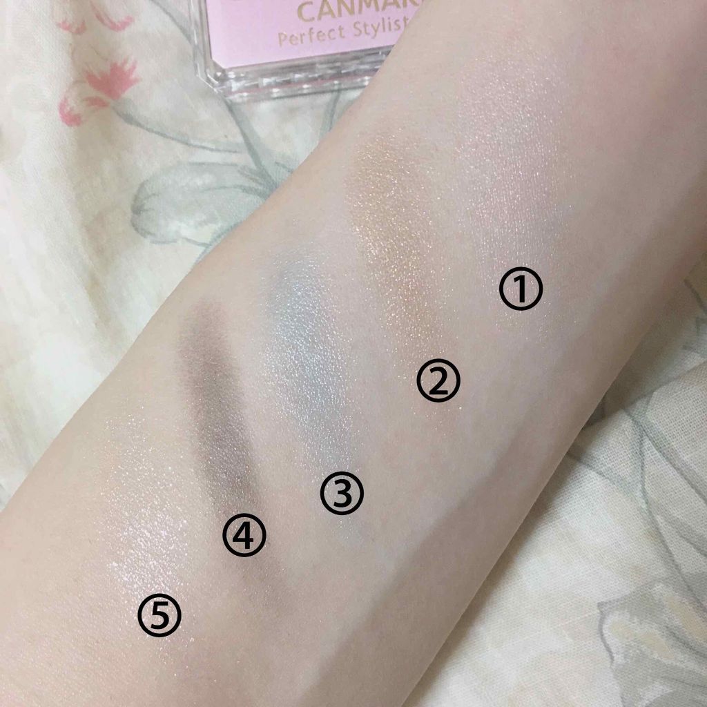 【旧品】パーフェクトスタイリストアイズ/キャンメイク/アイシャドウパレットを使ったクチコミ(3枚目)