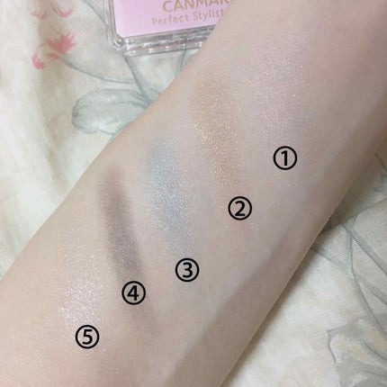 【旧品】パーフェクトスタイリストアイズ/キャンメイク/アイシャドウパレットを使ったクチコミ(3枚目)